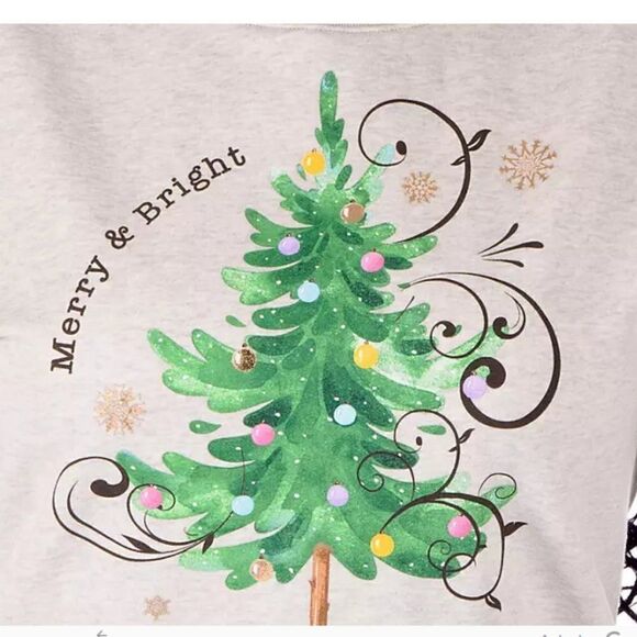 Dec. 25th Ladies Holiday Sweatshirt - Picture 3 of 7